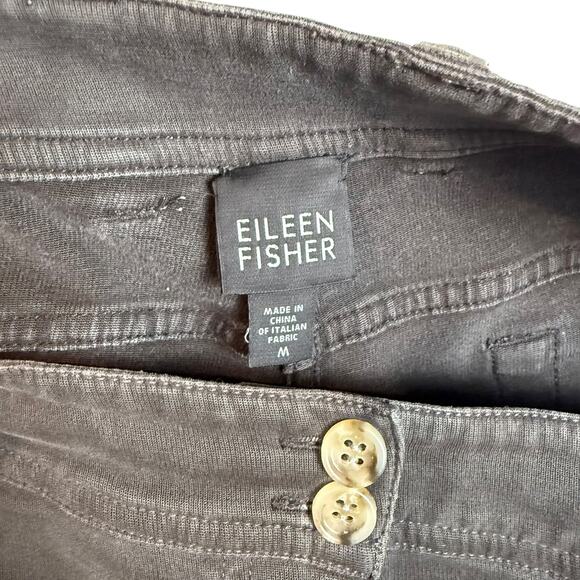 Eileen Fisher Jeans Womens Medium Gray Denim 5-Pockets Mid-Rise Bootcut Leg - Picture 8 of 12